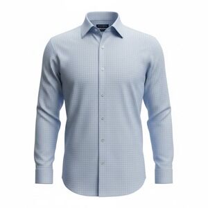 Brooks Brothers Regent Men's Long Sleeve Dress Shirt 16-1/2 36/37 Blue Checkered